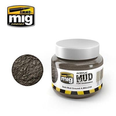 AMMO Dark Mud Ground Acrylic Mud by Mig Jimenez