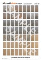 1:76 Scale Model Plywood Sheets For  OO Gauge Model Railway