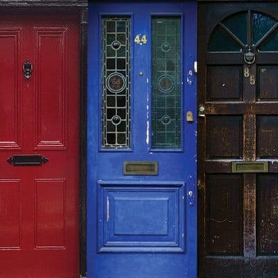 AX009-OO Traditional & Period Wooden Front Doors OO/4mm/1:76