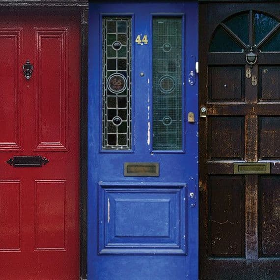 AX009-OO Traditional & Period Wooden Front Doors OO/4mm/1:76