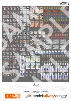AX012-O Litter O/7mm/1:43