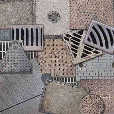 AX013-OO Manholes, Drains & Ironwork OO/4mm/1:76