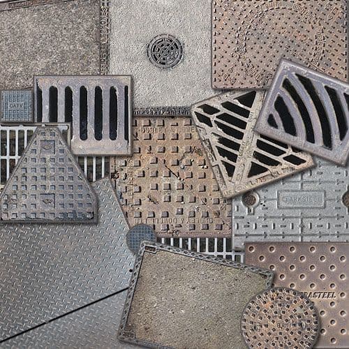 AX013-OO Manholes, Drains & Ironwork OO/4mm/1:76