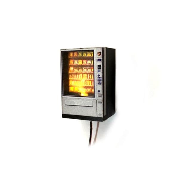 AX025-OO Snack Vending Machine Kit With LED Illumination OO/4mm/1:76