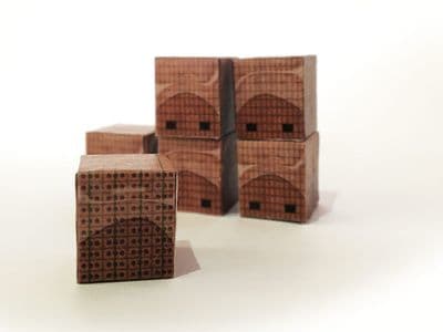 AX030-N Palletised Loads Set 3 Red Bricks (Pack of 12) N/2mm/1:148