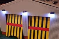 AX055-OO 3D Printed Working LED Wall Mounted Floodlights (Pack of 6) OO/4mm/1:76