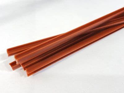 AX067-OO Red Oxide H Beam 3.5mm x 3.5mm (Pack of 5) OO/4mm/1:76