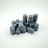 OO Gauge Barrels - Pack of 20 | Scale Model Scenery