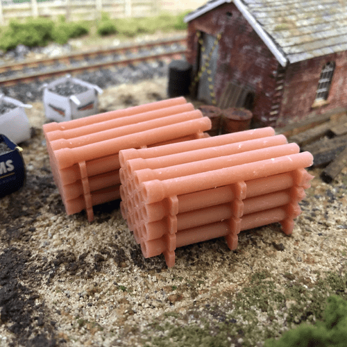 AX077-OO Palletised Terracotta Drain Pipes (Pack of 2) OO/4mm/1:76