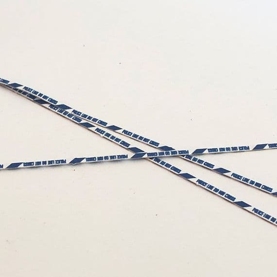 AX081-OO Police Line Do Not Cross Warning Tape (Pack of 60) OO/4mm/1:76