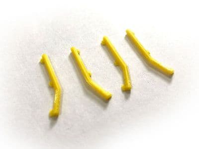 AX084-OO Loading Bay Wheel Guides Cranked (8 Pairs) OO/4mm/1:76