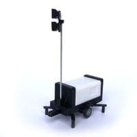 AX089-OO Mobile Lighting Tower OO/4mm/1:76