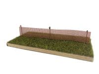 Orange Barrier Fencing For O Gauge Model Railways