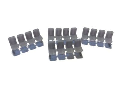 AX104-OO Modern Waiting Room / Platform Seating (Pack of 4) - OO/4mm/1:76