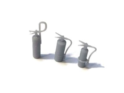 AX140-OO Fire Extinguishers (Pack of 6) - OO/4mm/1:76