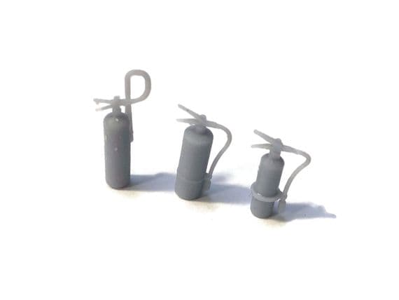 AX140-OO Fire Extinguishers (Pack of 6) - OO/4mm/1:76