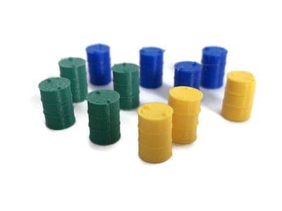 AX143-OO 45 Gallon Drums (Pack of 10) - OO/4mm/1:76