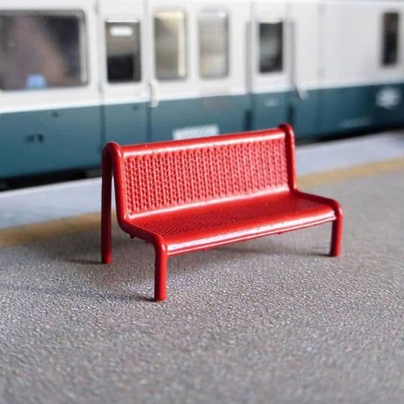 AX151-OO Modern Image Platform Benches (Pack of 3) OO/4mm/1:76