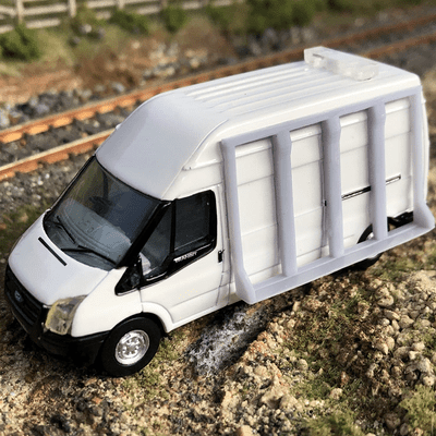 AX157-OO Glass Frail / Rack To Fit Oxford Diecast Vans (Pack of 2) OO/4mm/1:76