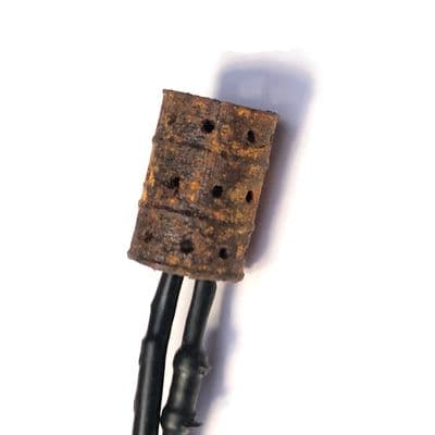 AX163-O Rusty Brazier / Barrel Fire / Incinerator With Flickering LED Illumination - O/7mm/1:43