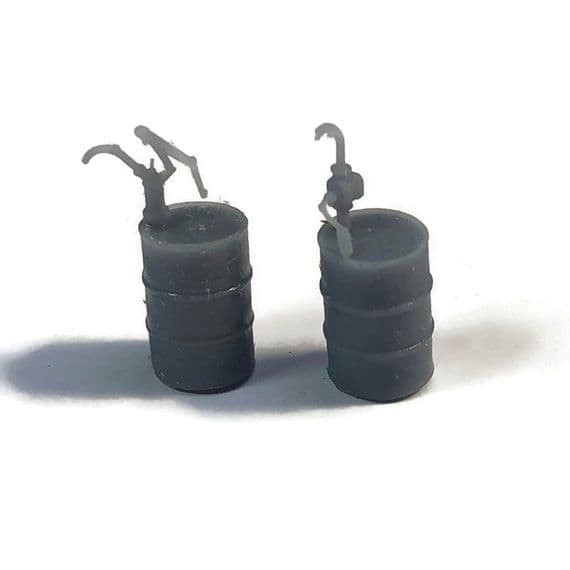 AX164-OO Oil Drums With Hand Pumps (Pack of 2) - OO/4mm/1:76