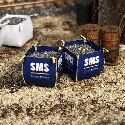 AX175-OO Blue & Yellow Bulk Bags / Tonne Bags (Pack of 10) - OO/4mm/1:76