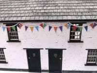 AX182-N Triangular Multi-Coloured Bunting - Festooned (Pack of 10) - N/2mm/1:148
