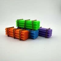 AX201-OO Plastic Utility Pipe Stacks - Limited Edition (Pack of 4) OO/4mm/1:76