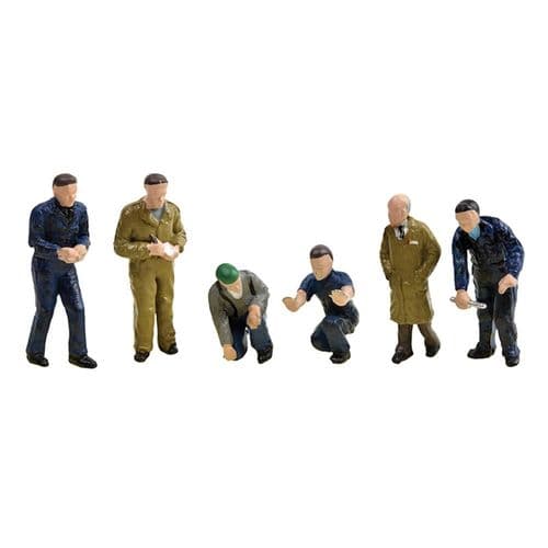 Bachmann 36-403 Factory Workers & Foremen Figures (Pack of 6) - HO/OO