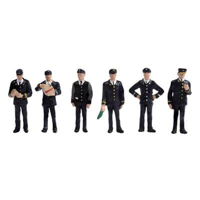 Bachmann 36-405 1960's/70's Station Staff Figures (Pack of 6) - HO/OO