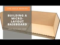 Portable Micro Model Railway Layout Baseboard - Scale Model Scenery