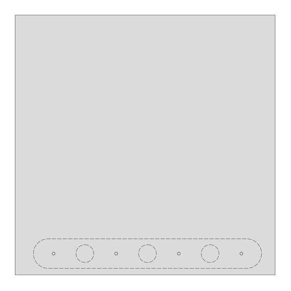 BB030-E Modular Baseboard Small Backscene Board