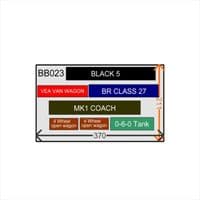 BB051 Micro Layout Baseboard Centre Extension - No Backscene (370x 95 x 207mm)