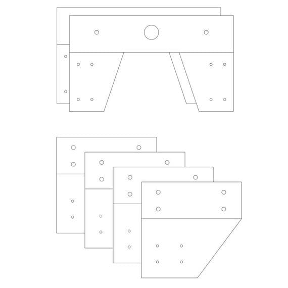 Portable Micro Model Railway Layout Baseboard - Scale Model Scenery
