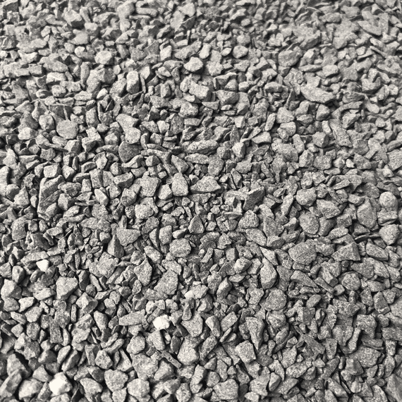 Scale Model Scenery BR012-OO Dark Grey / Charcoal Gravel 1-3mm (200ml)