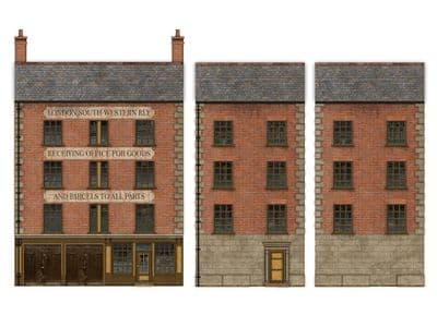 BX004-OO Goods Receiving Office Backscene Element OO/4mm/1:76