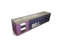 CT003-HO Bell 40ft Weathered Container Card Kit (Pack of 2) - HO/1:87