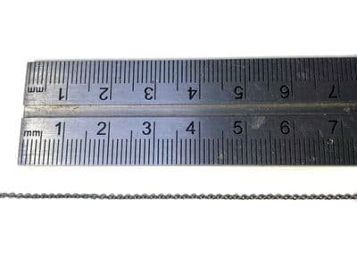 CX006 Ultra Fine Gun Metal Grey Chain (40 links per inch) For OO/O/N