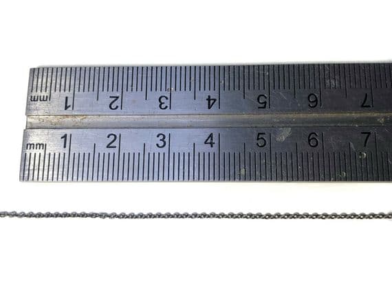 CX006 Ultra Fine Gun Metal Grey Chain (40 links per inch) For OO/O/N