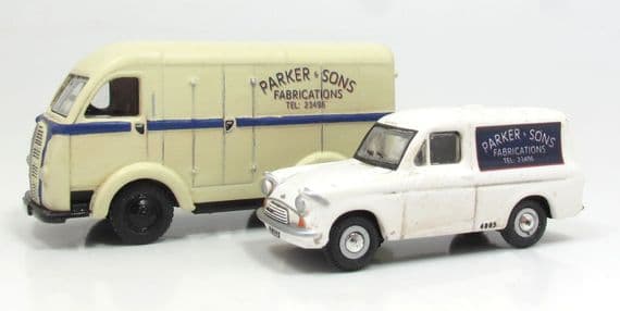 DC010 Parker & Sons Van Decals OO/4mm/1:76