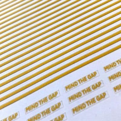 DC022-OO Modern Platform Markings & Mind The Gap Decals OO/4mm/1:76