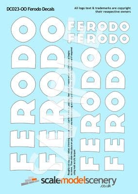 DC023-OO Ferodo Bridge Decals OO / HO / N