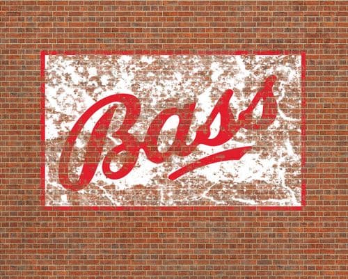DC024-OO Bass Brewery Ghost Sign - Self Adhesive Transfer - OO/4mm/1:76