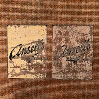 DC028-OO Ansell's Beer Ghost Sign - Self Adhesive Transfer (Pack of 2) - OO/4mm/1:76