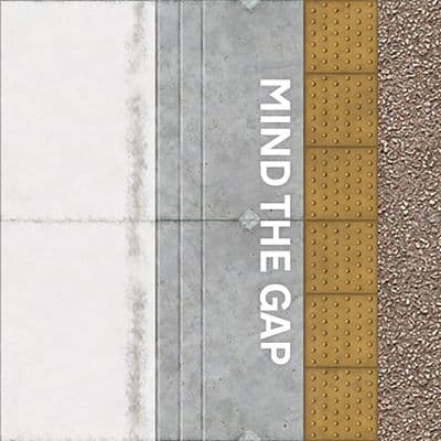 DC040-OO Mind The Gap - Modern Image Platform Decals - OO/4mm/1:76