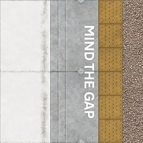 DC040-OO Mind The Gap - Modern Image Platform Decals - OO/4mm/1:76