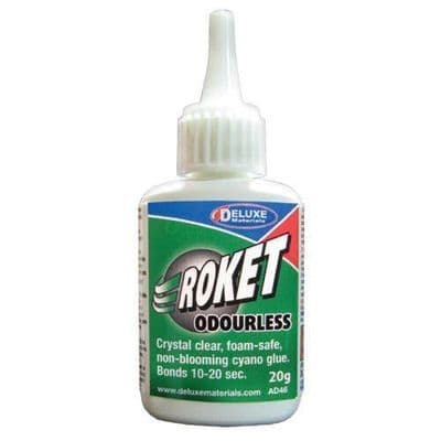 Deluxe Materials AD-46 Roket Cyano Odourless (20g)