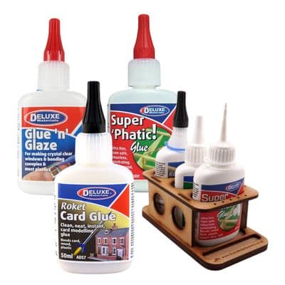 Deluxe Materials Glues and SX025 Stand Bundle
