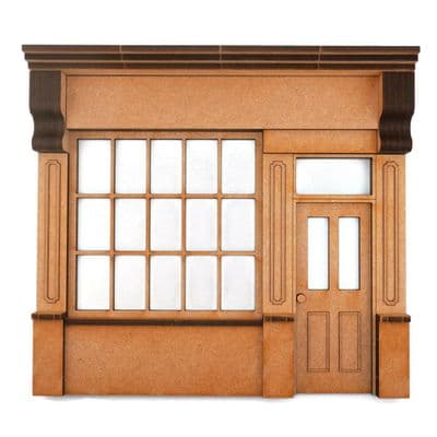 Dolls House LX465-12 Period Shop Front With  Door - 1:12