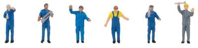 FA151640 Faller Industrial Mechanics  (Pack of 6) - HO/OO